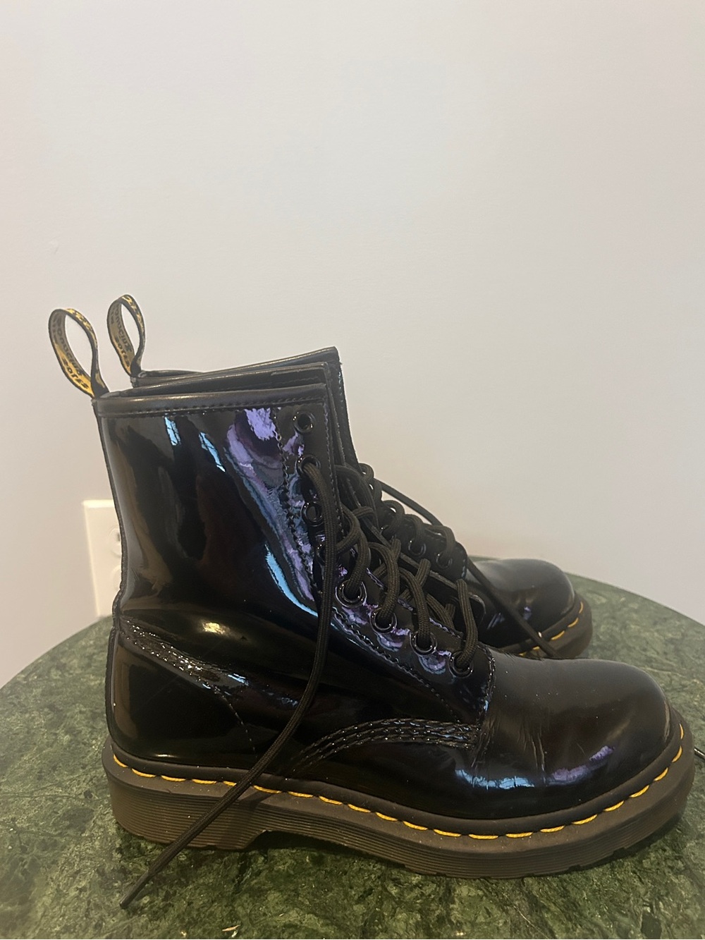 Women’s Patent Leather Dr. Martens 1460 - Picture 2 of 5